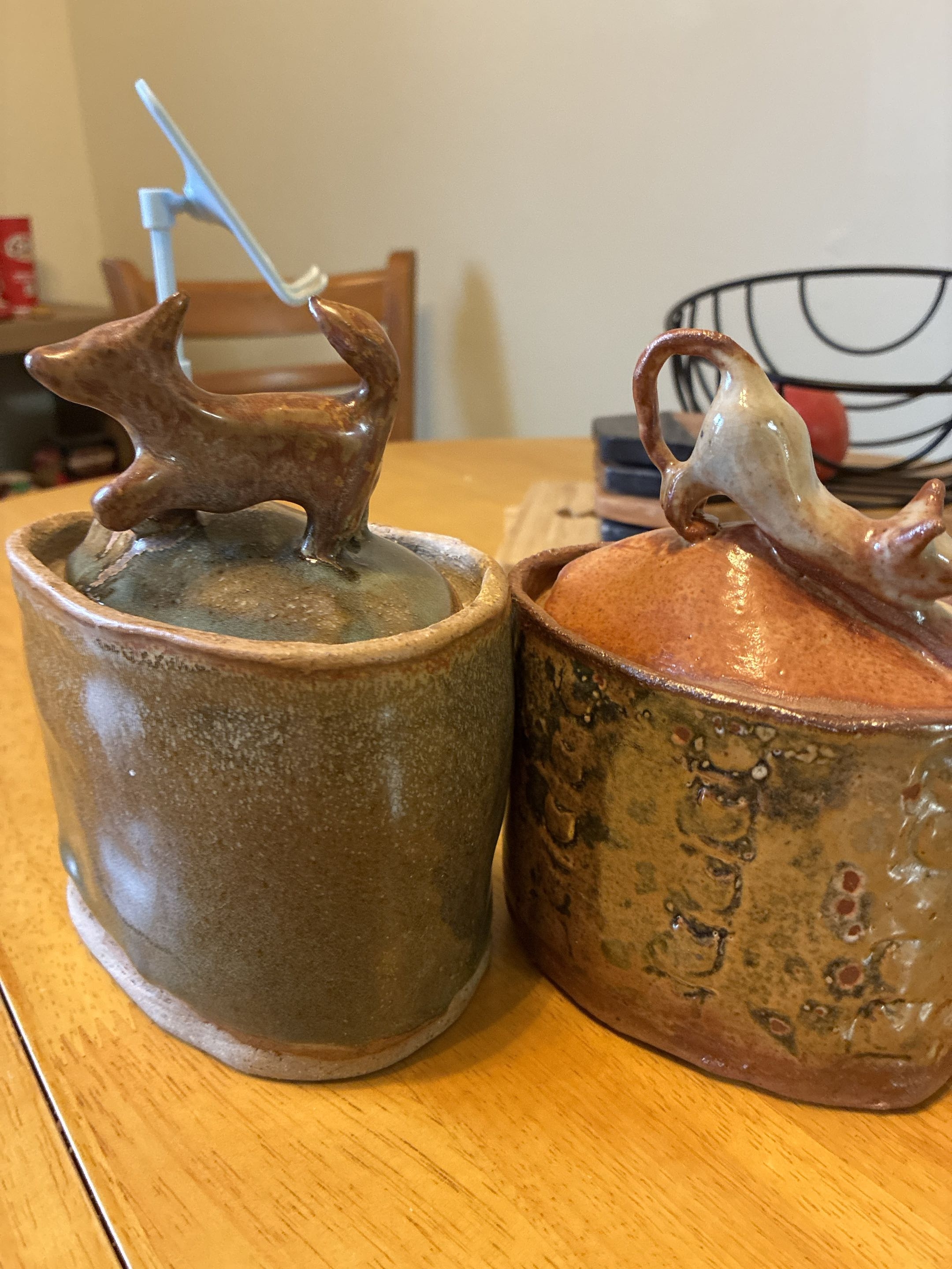 small jars with my pets on them!