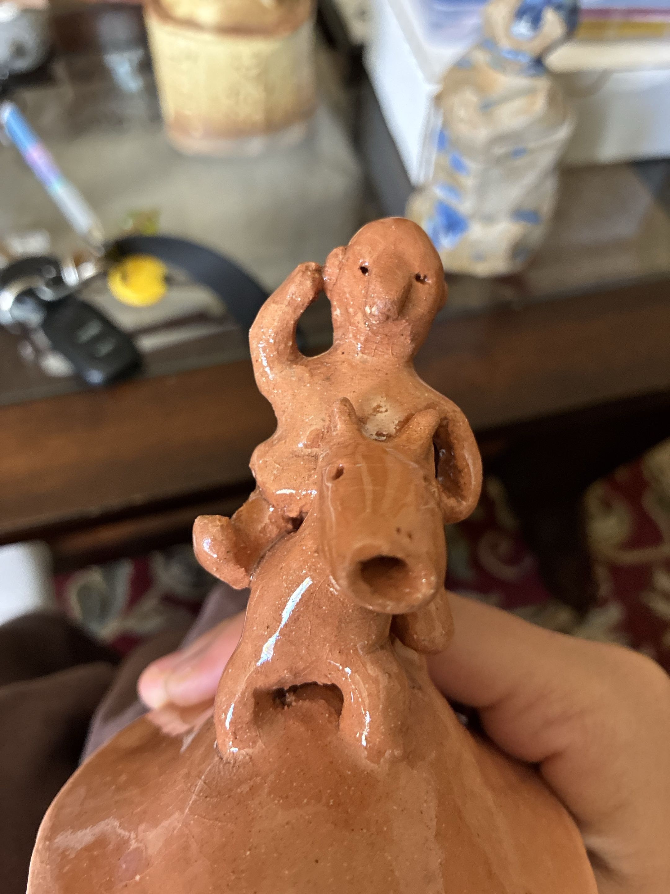 ancient dude on a horse