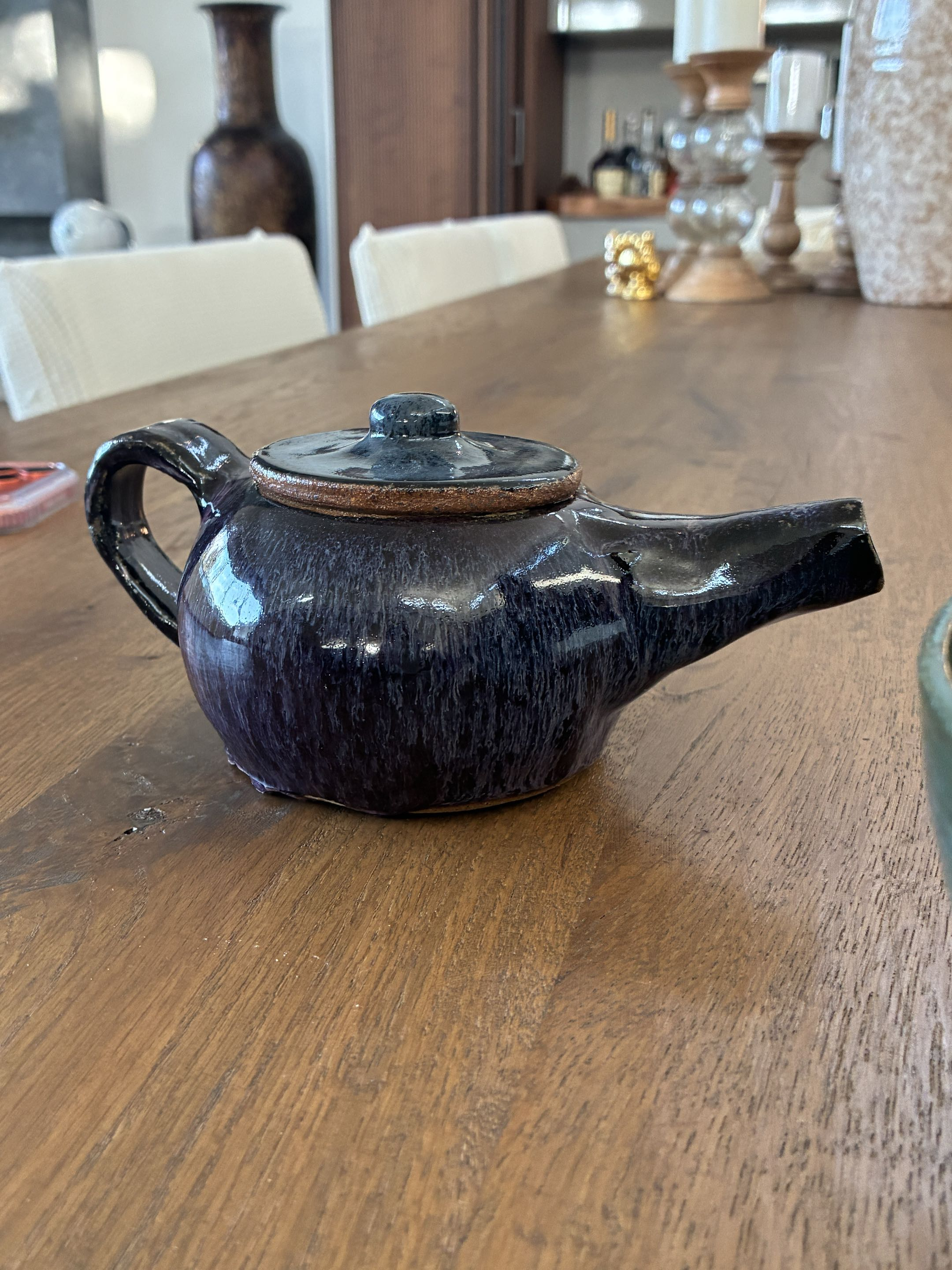 finished teapot